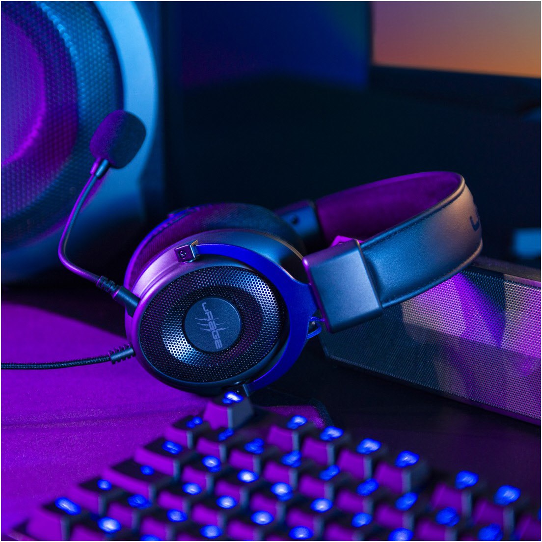 uRage SoundZ 900 DAC Gaming-Headset blau/schwarz