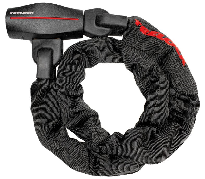 Trelock chain lock 110cm, Ø 9.5mm BC 680/110/9.5, black, without holder, black