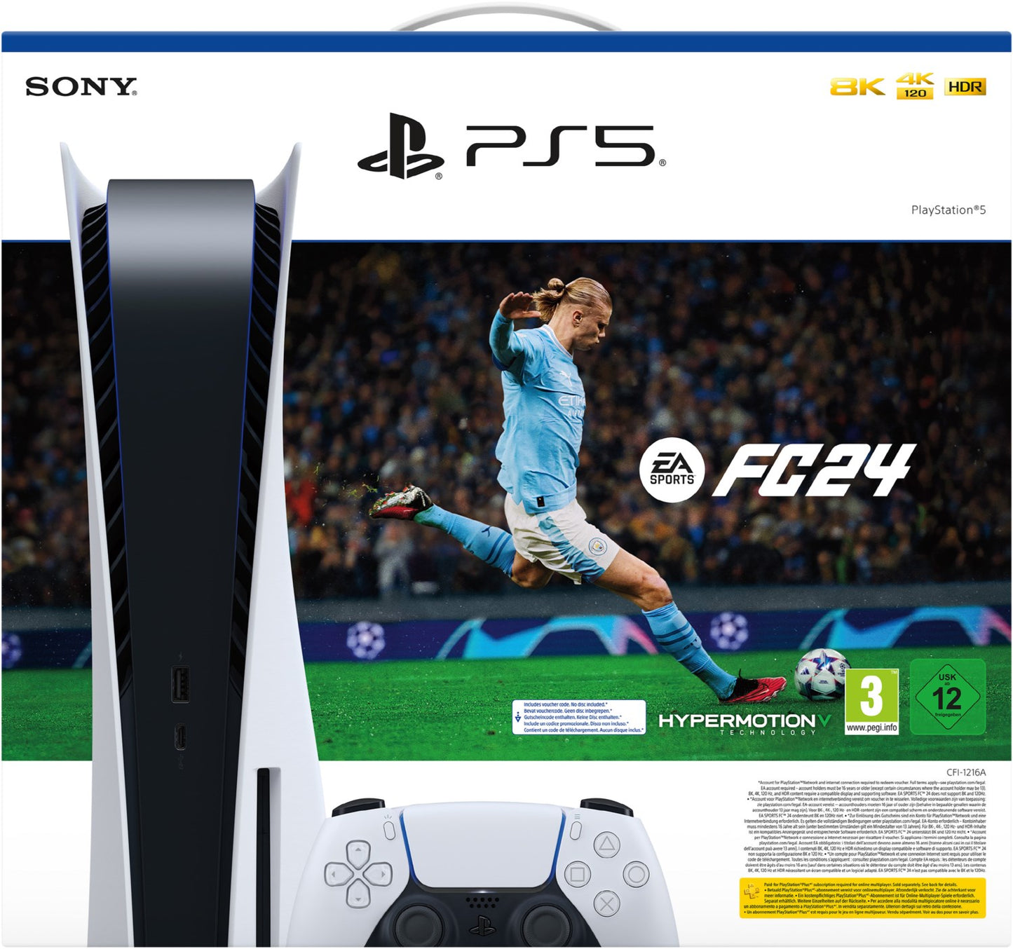 Sony PlayStation 5 (with drive) bundle console incl. EA Sports FC 24