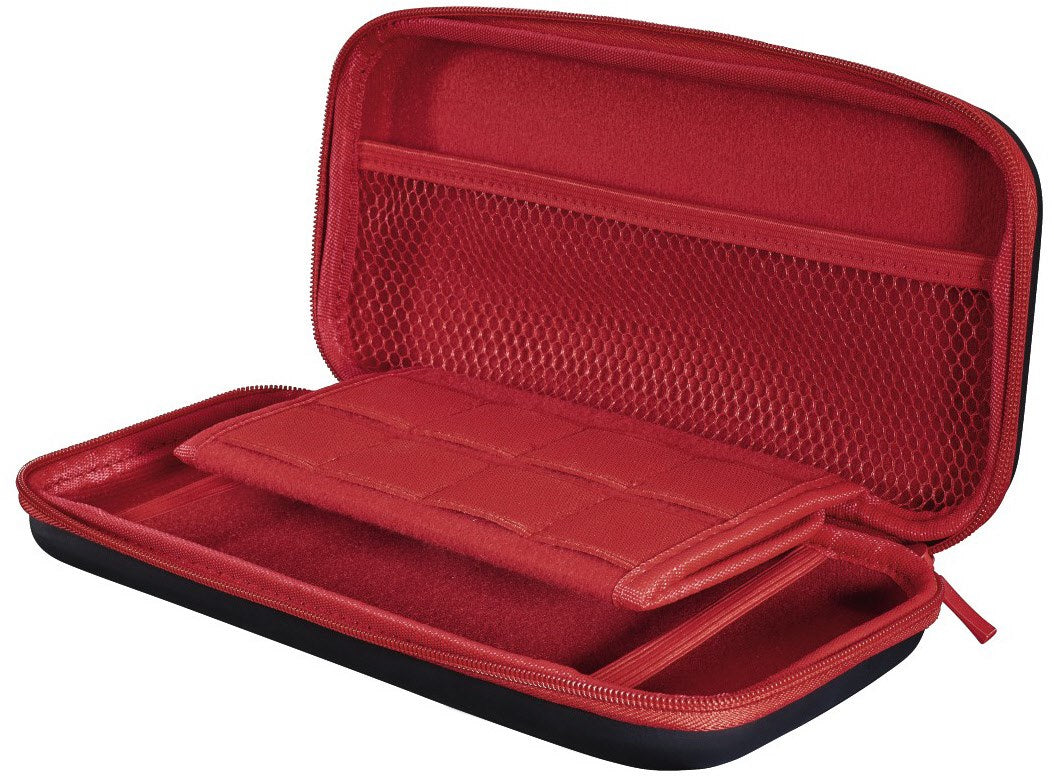Hama Nintendo Switch Zubehör-Set schwarz/rot Tasche, Schutzglas, Control.-Aufsatz