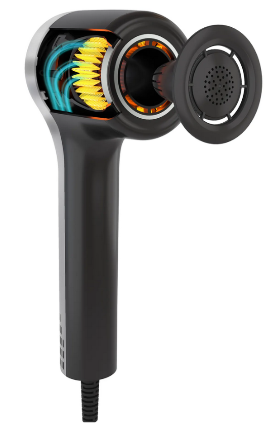 INVICTUS Hair D7 Haartrockner Set 4-tlg, 1600 W