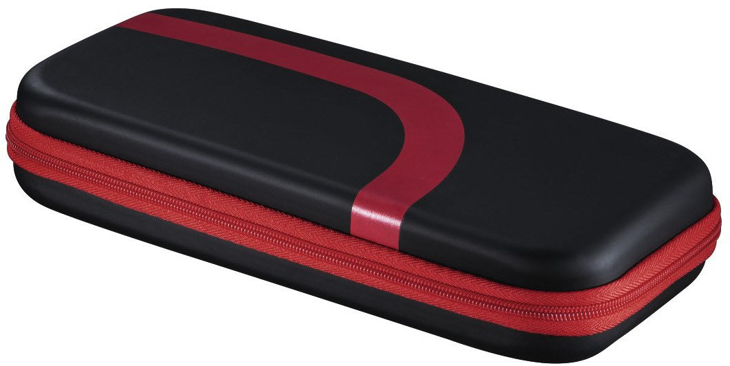 Hama Nintendo Switch Zubehör-Set schwarz/rot Tasche, Schutzglas, Control.-Aufsatz