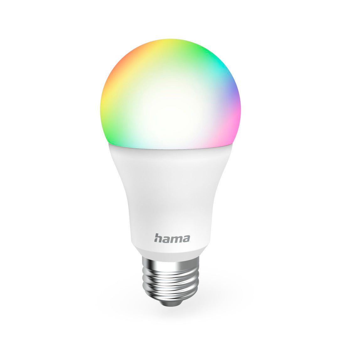 Hama Smarte WLAN-LED-Lampe, E27, Matter, 9W, RGBW, für Sprach-/App-Steuerung