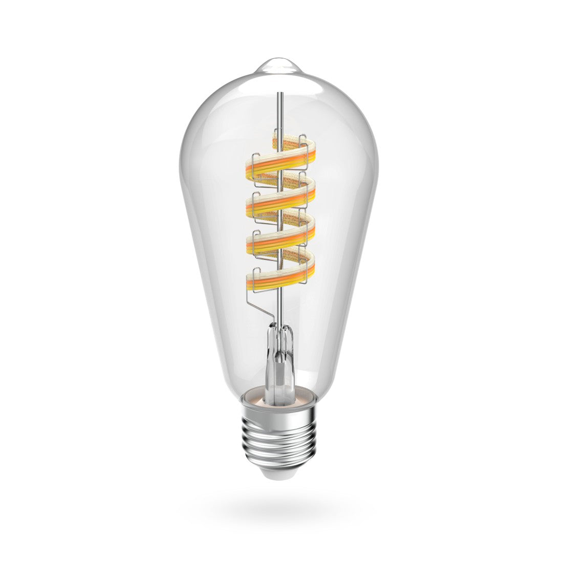 Hama Smarte LED-Lampe, Matter, E27, Retro, Filament ST64, RGBW, dimmbar, mit App