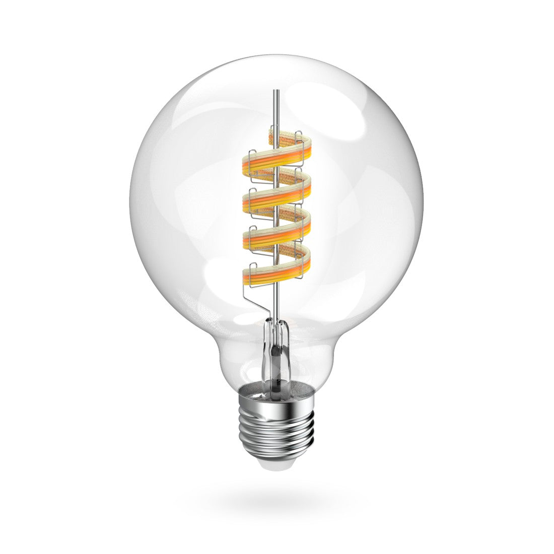 Hama Smarte LED-Lampe, Matter, E27, Globe, Filament G95, RGBW, dimmbar, mit App