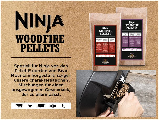 NINJA OG850EU Woodfire Pro XL Tischgrill