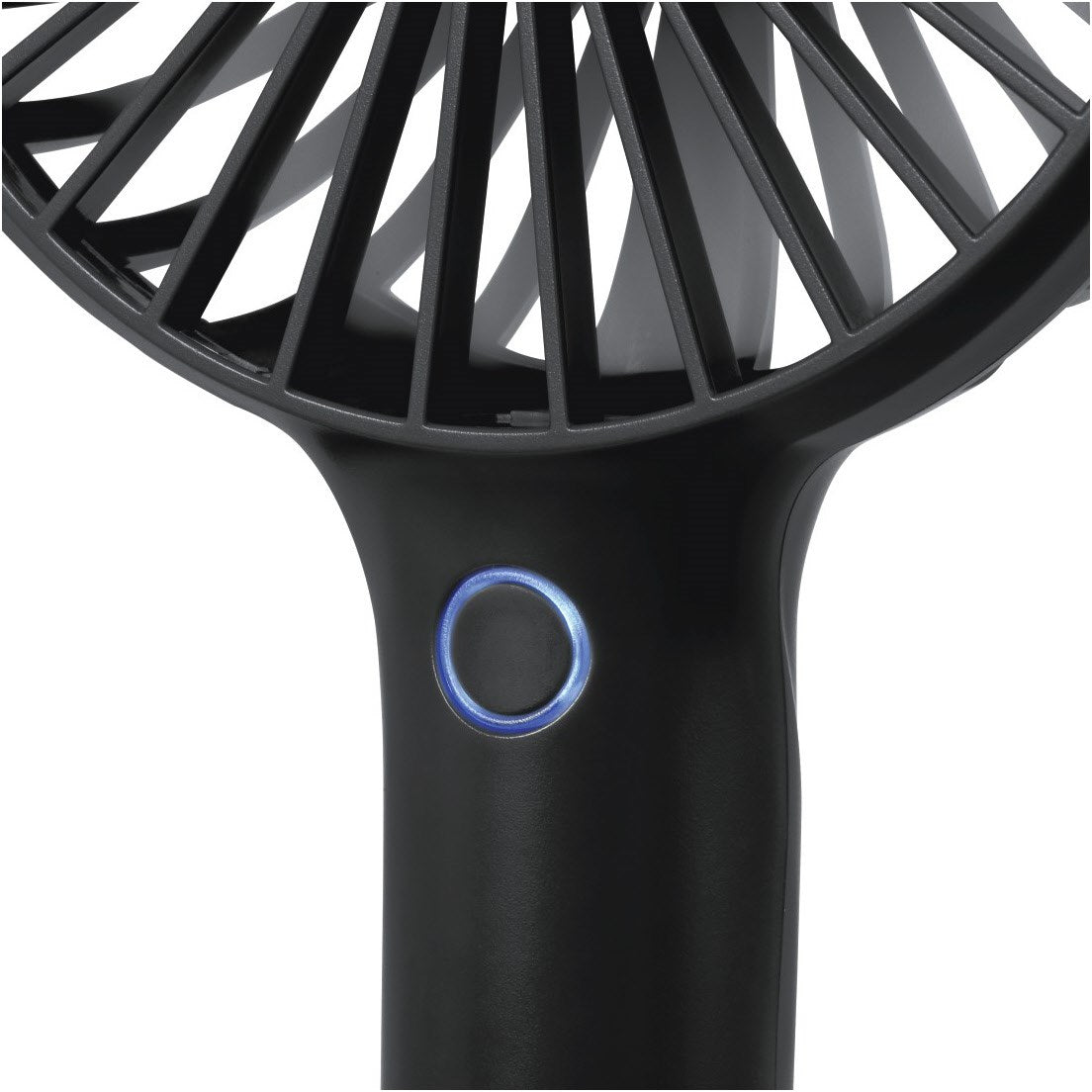 Hama portable USB hand fan with battery black 