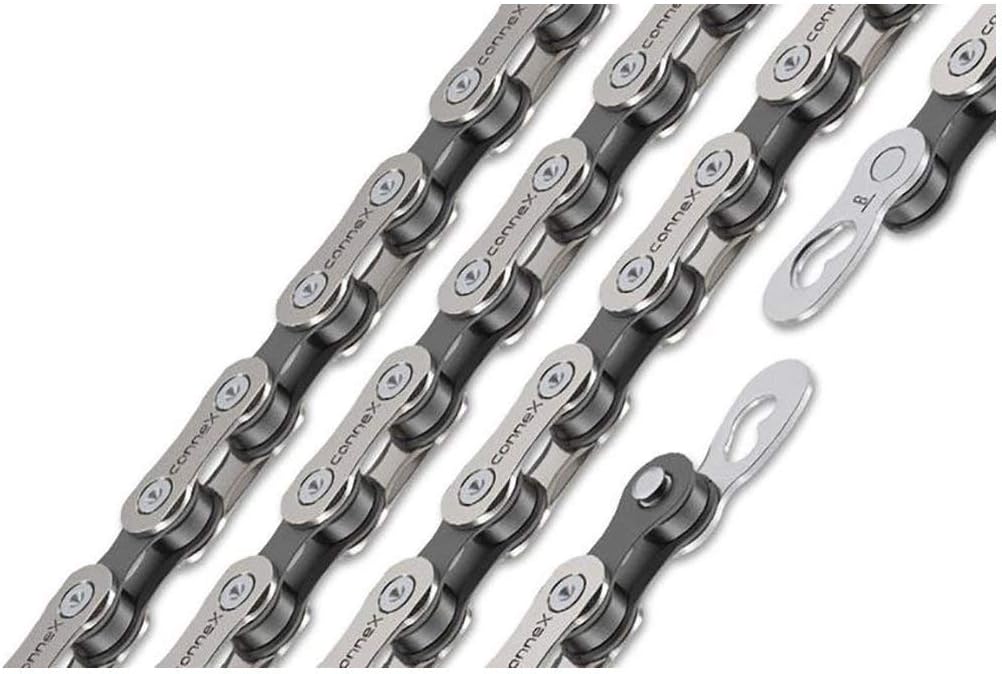 Connex 6601-4804-0420 Schaltungskette '804', 1/2' x 3/32', 114 Glieder, 7,2 mm, 6/7/8-fach, silber/grau