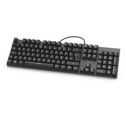 Hama MKC-650 (DE) mechanische Tastatur Robust und langlebig schwarz/anthrazit