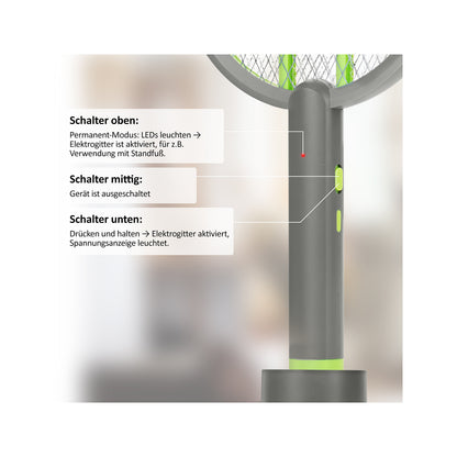 Genius Elektrische Fliegenklatsche Set 3-tlg.