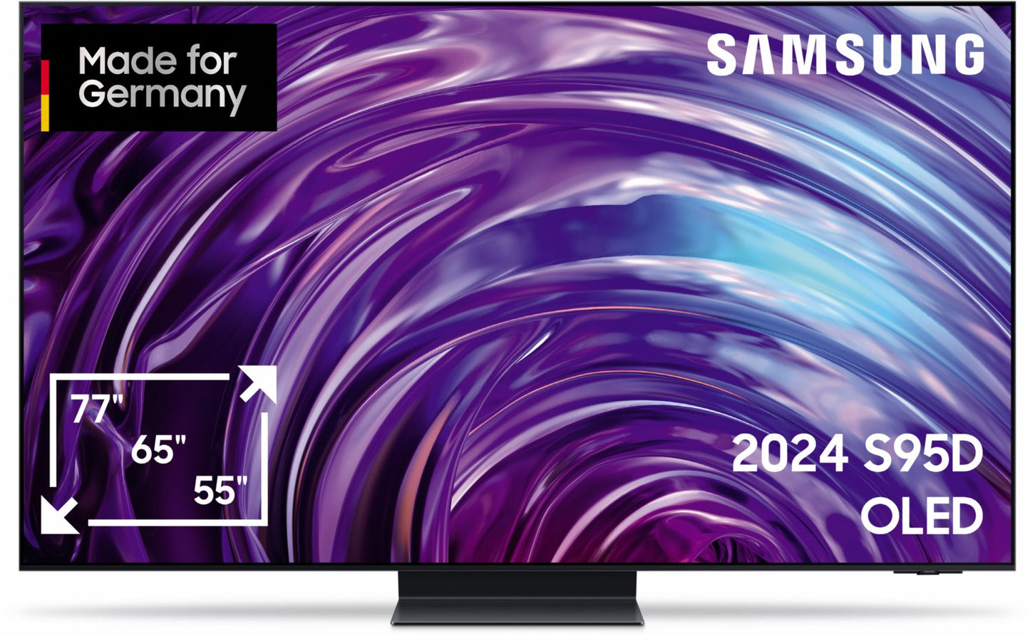 Samsung GQ65S95DAT 163 cm (65") OLED AI TV mit Neural Quantum 4K AI Gen2 Prozessor graphit-schwarz / F