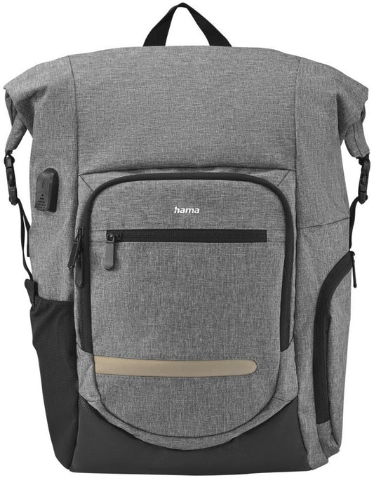 Hama Laptop-Rucksack Terra bis 40 cm (15,6") grau Mit USB-Charging-Port